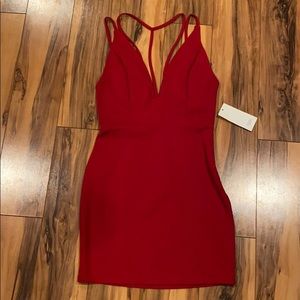 Tobi Red Strappy Dress